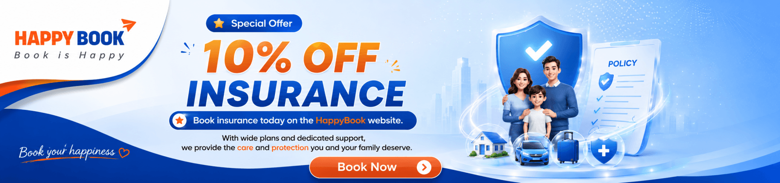 Banner Happy Book