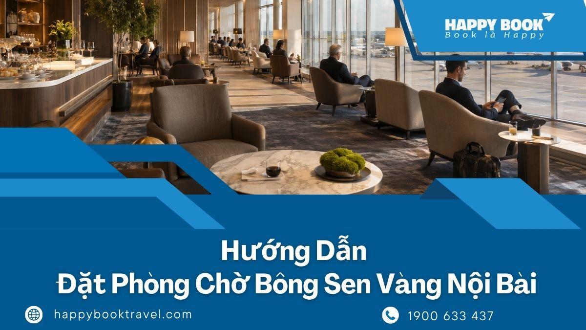 Phòng Chờ Bông Sen Vàng Nội Bài: Hướng Dẫn Đặt Dịch Vụ Giá Tốt Trước Chuyến Bay