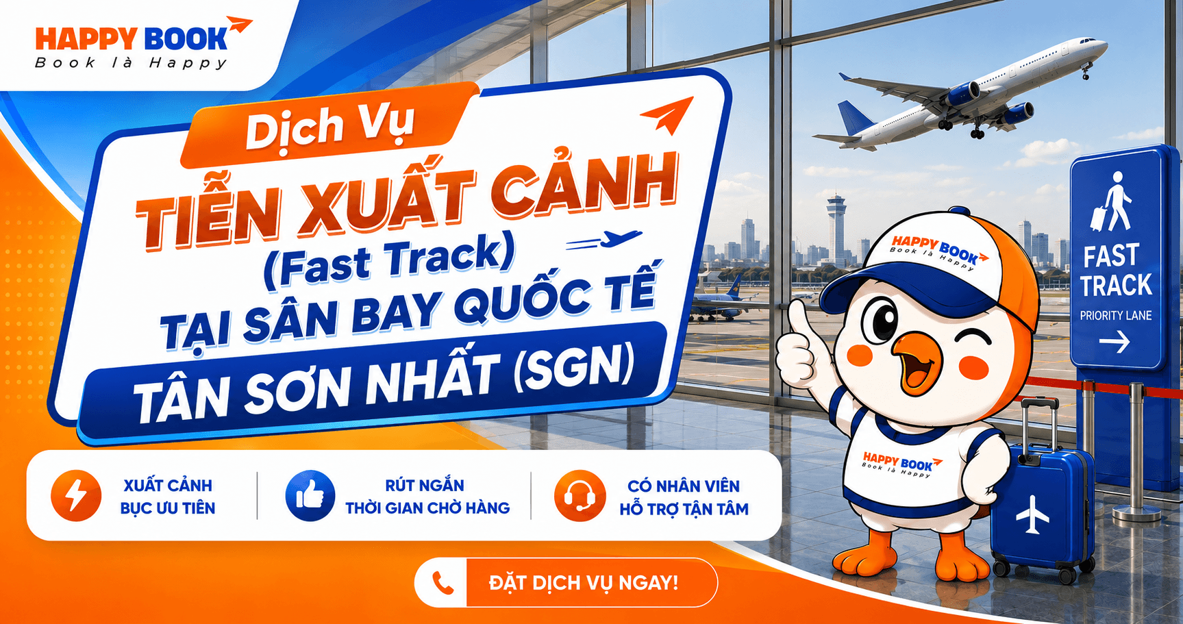 Combo Sân bay Tân Sơn Nhất - Tiễn xuất cảnh & Phòng chờ Le Saigonnais