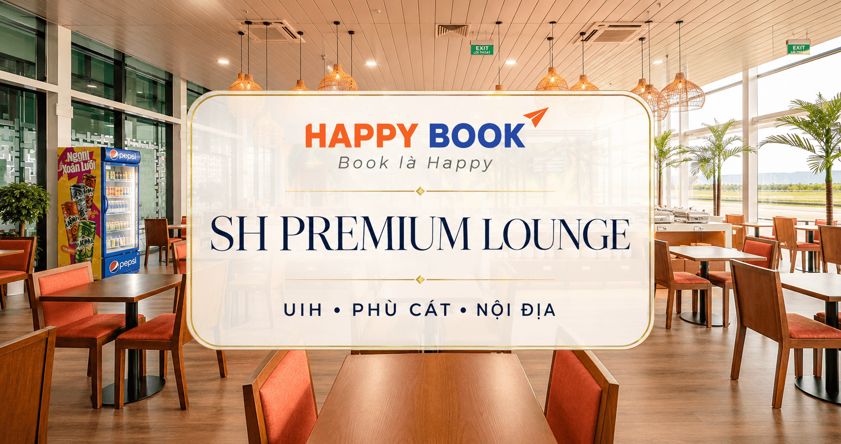 Phòng chờ Thương gia SH Premium Lounge tại sân bay Phù Cát