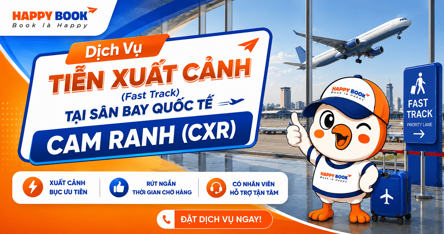 Combo Sân bay Cam Ranh - Tiễn xuất cảnh & Phòng chờ Sun Coast