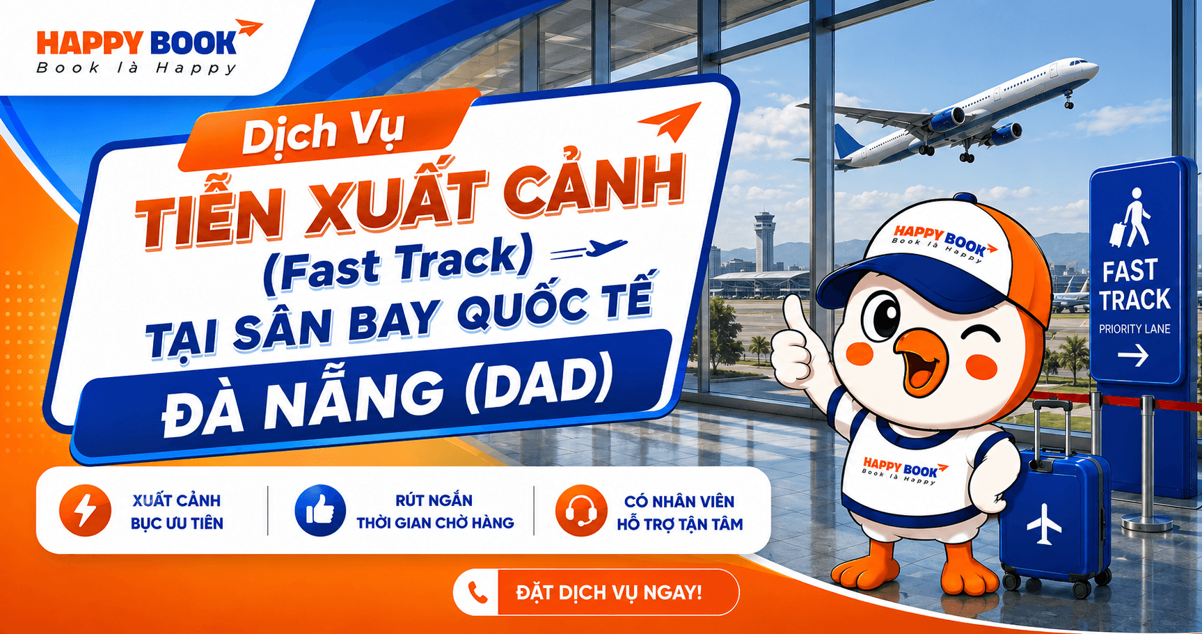 Combo Sân bay Đà Nẵng - Tiễn xuất cảnh & Phòng chờ SH Premium