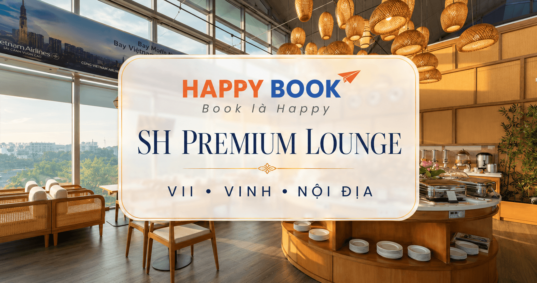 Phòng chờ Thương gia SH Premium Lounge tại sân bay Vinh