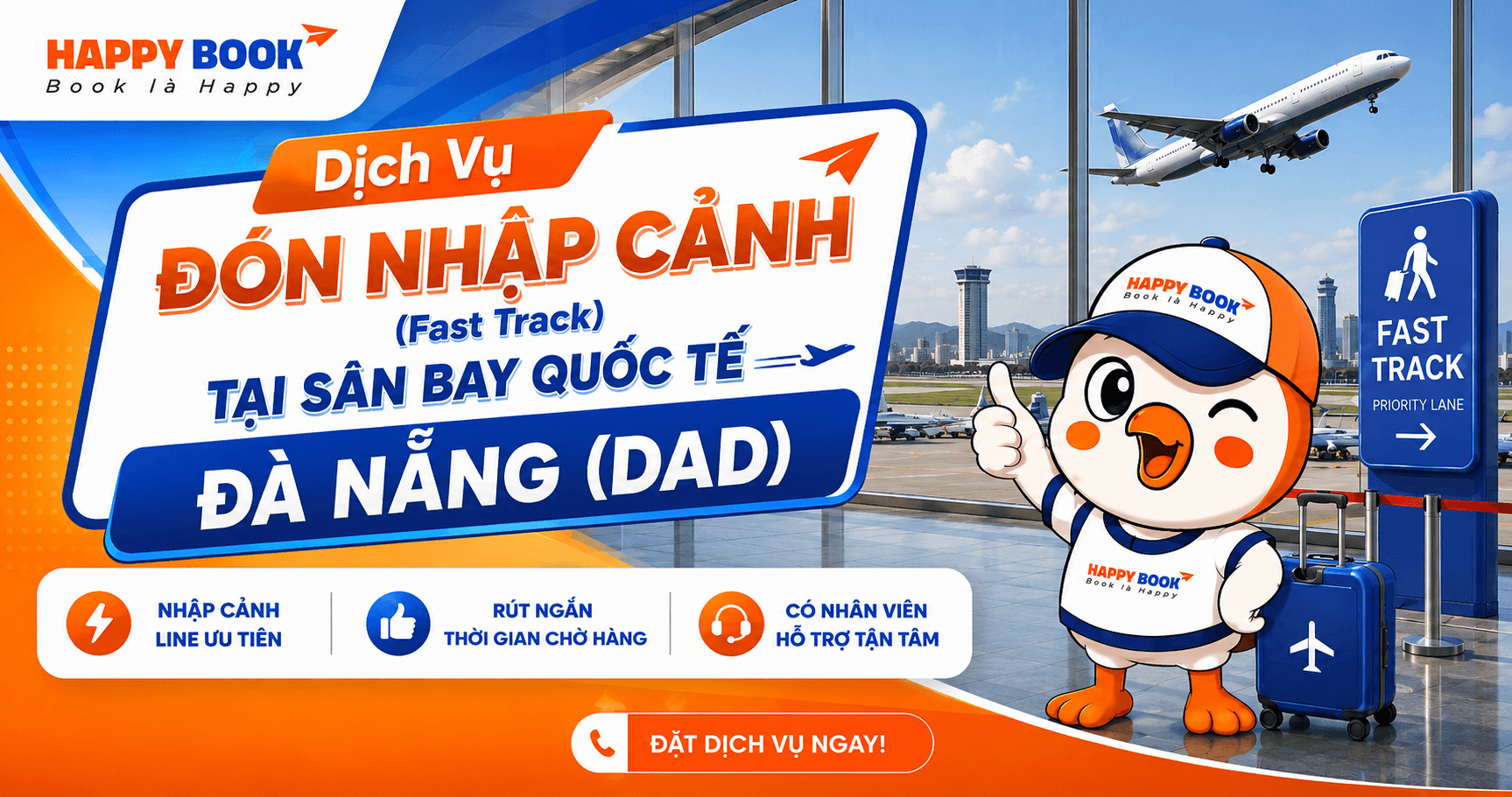 Dịch vụ Đón nhập cảnh (Fast Track) tại Sân bay Quốc tế Đà Nẵng (DAD)