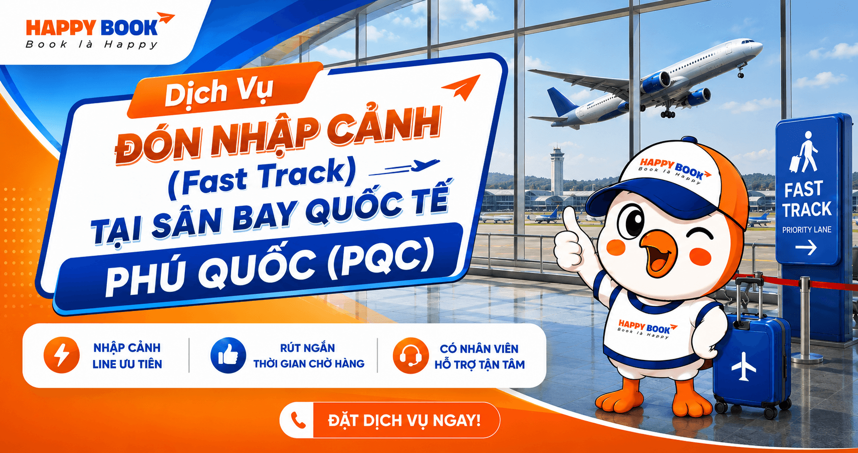 Dịch vụ Đón nhập cảnh (Fast Track) tại Sân bay Quốc tế Phú Quốc (PQC)